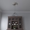 Ekena Millwork Baltimore PVC Ceiling Medallion (Canopies up to 6 1/2"), 16"OD x 3 1/2"ID x 1"P, Bright Coat Chrome CMP16BABCR - alternate 6